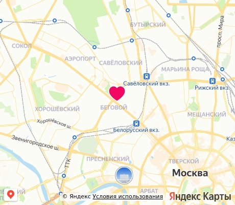 На карте