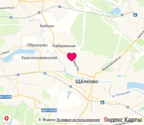 На карте