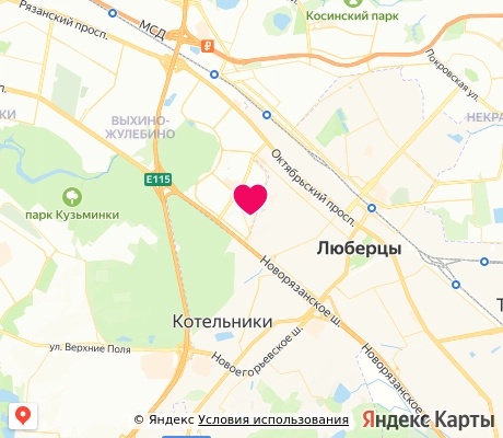 На карте