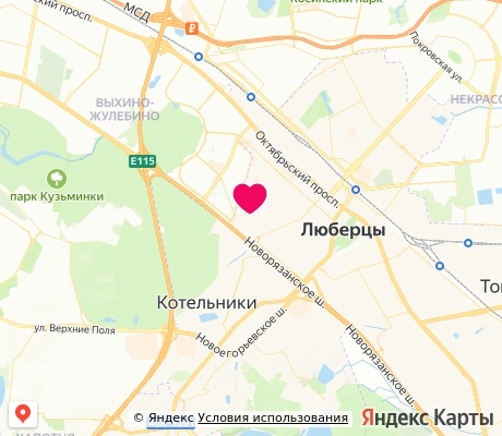 На карте
