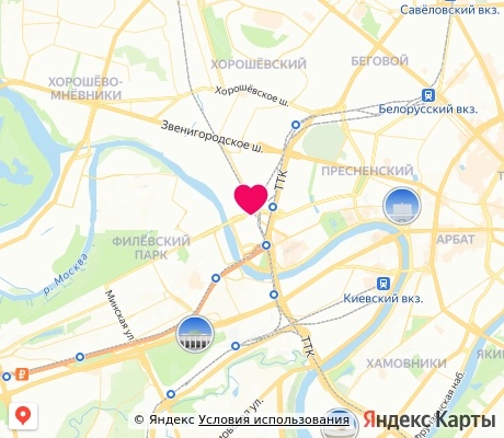 На карте