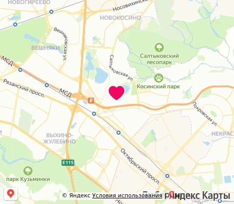 На карте