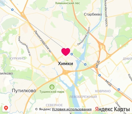 На карте
