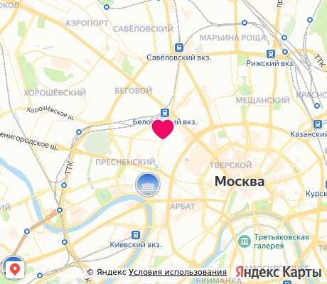 На карте