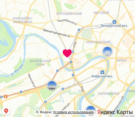 На карте
