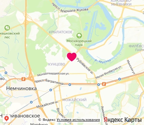 На карте