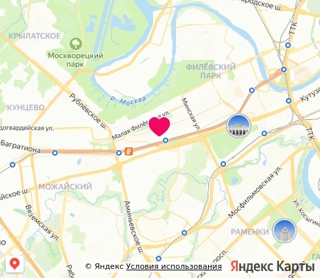 На карте