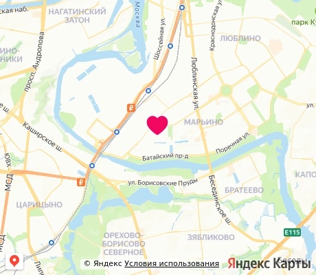На карте