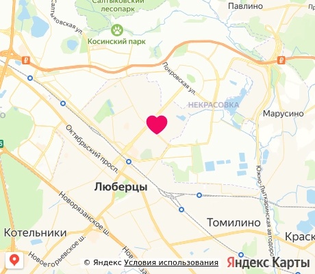 На карте