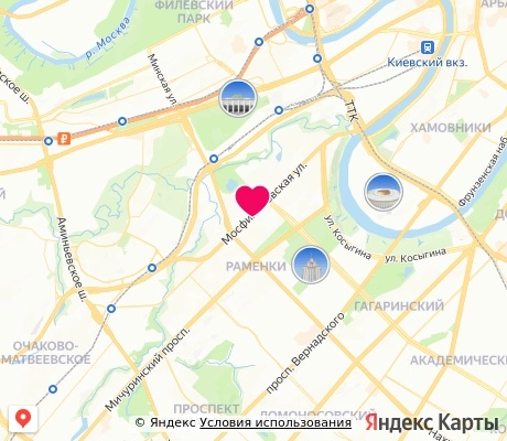 На карте
