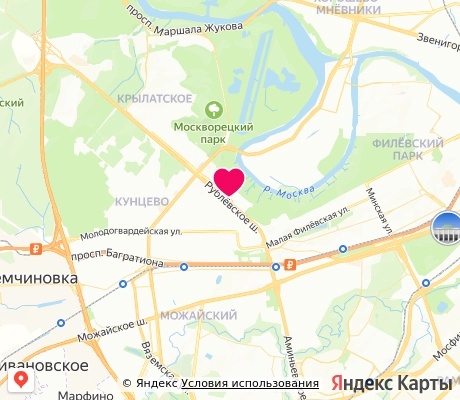 На карте