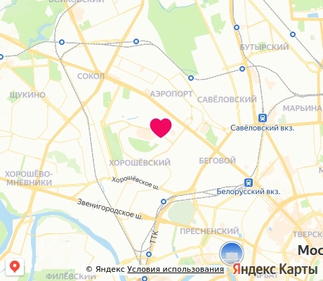 На карте