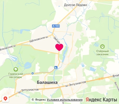 На карте