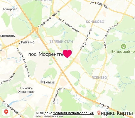 На карте