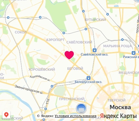 На карте