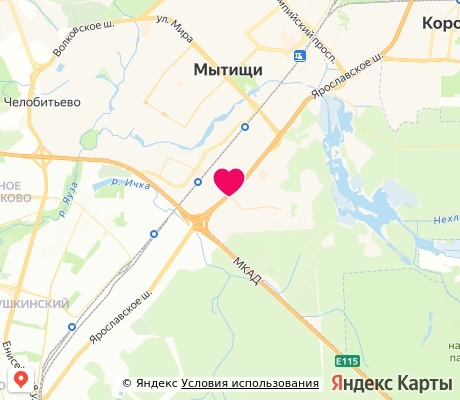 На карте