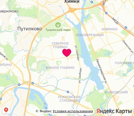 На карте