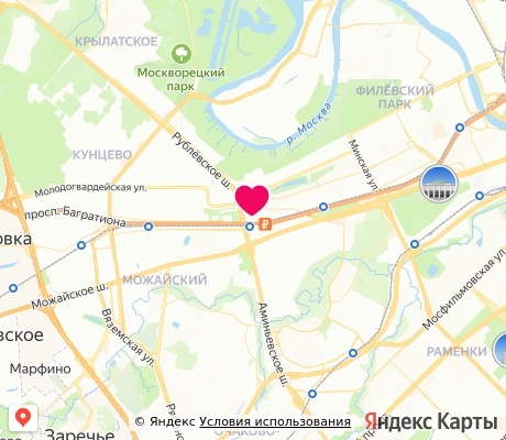 На карте