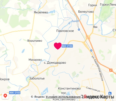 На карте