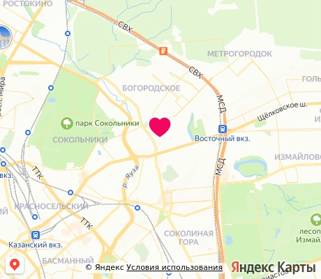 На карте