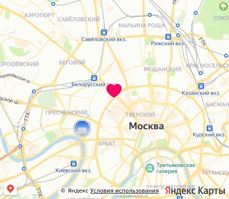 На карте