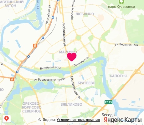 На карте