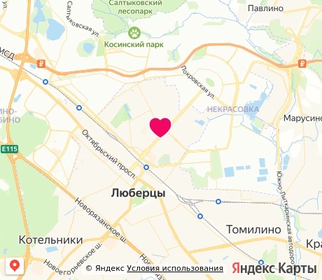 На карте