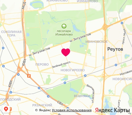 На карте