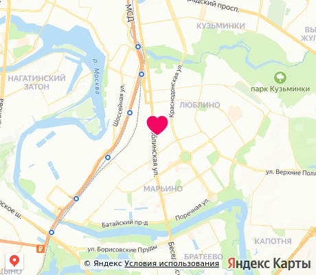 На карте