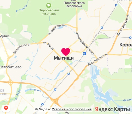На карте