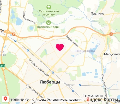 На карте