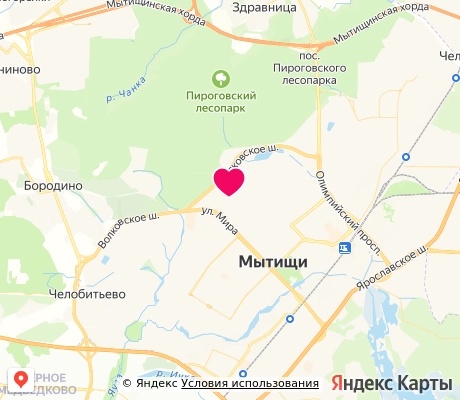 На карте