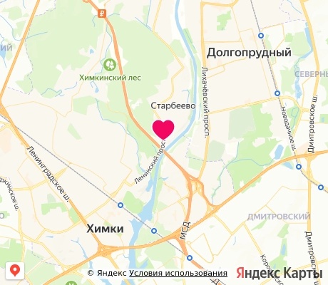 На карте