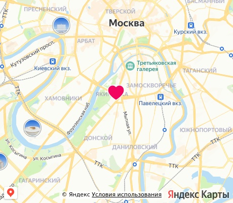 На карте