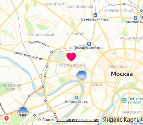 На карте