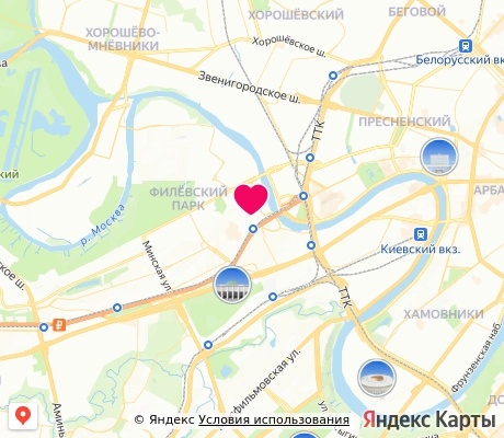 На карте