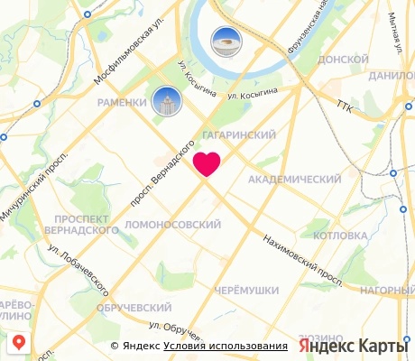На карте