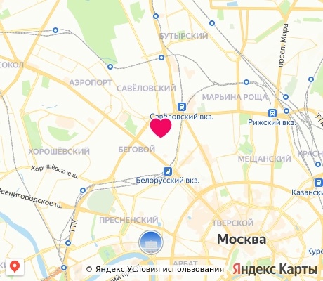 На карте