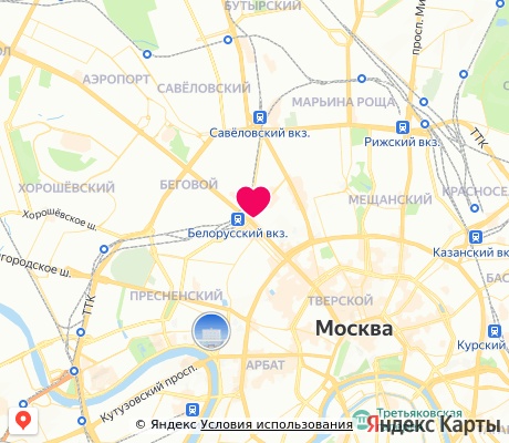 На карте