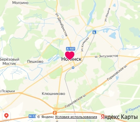 На карте