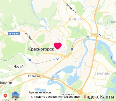 На карте