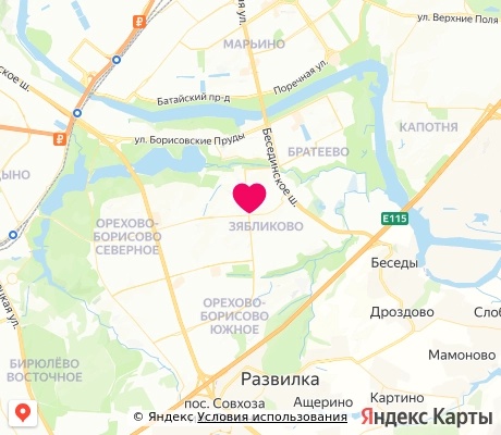 На карте