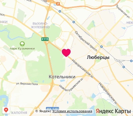 На карте
