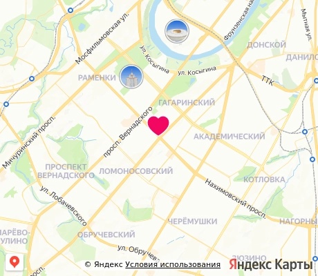 На карте