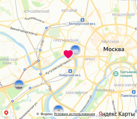 На карте