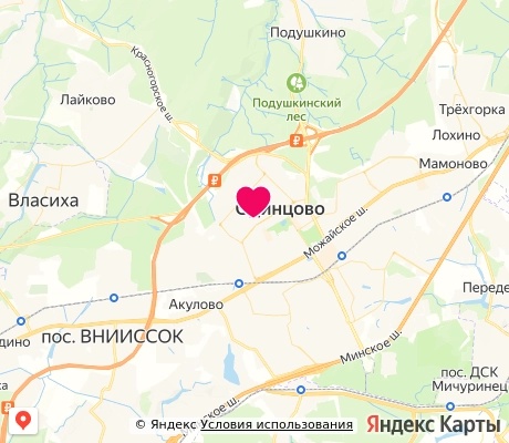На карте