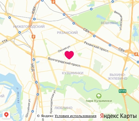 На карте
