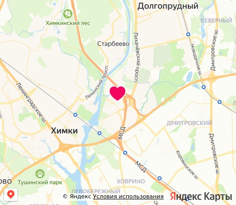 На карте