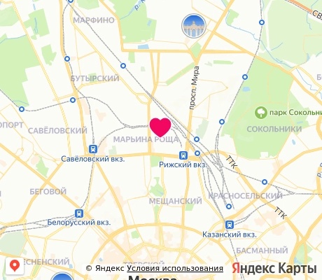 На карте