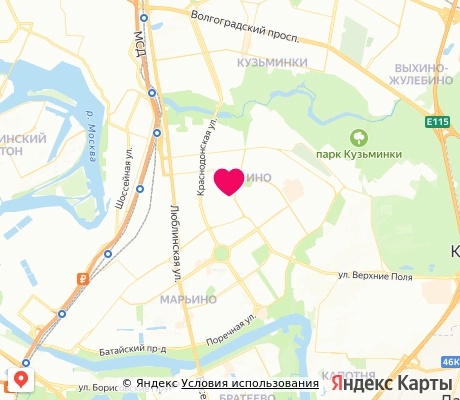 На карте